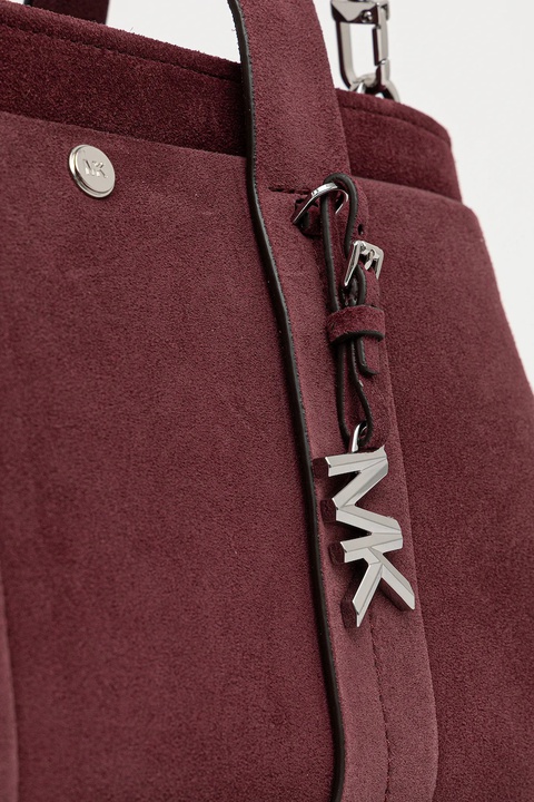 MICHAEL Michael Kors torebka zamszowa kolor bordowy 30F5S1ZS1S - zdjęcie produktu nr 2
