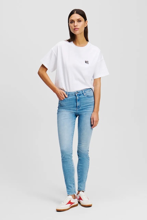 Karl Lagerfeld jeansy damskie kolor niebieski A2W10143 - zdjęcie produktu nr 1