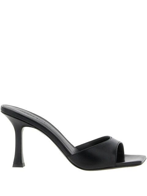 Magda Butrym 75mm square-toe flared-heel mules - Black - zdjęcie produktu nr 2