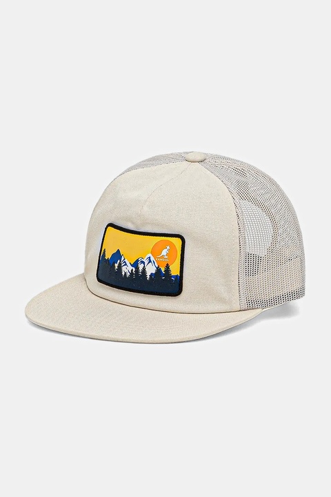 Kangol OUTDOOR PATCH TRUCKER kolor beżowy gładka K5440.NT159 - zdjęcie produktu nr 1