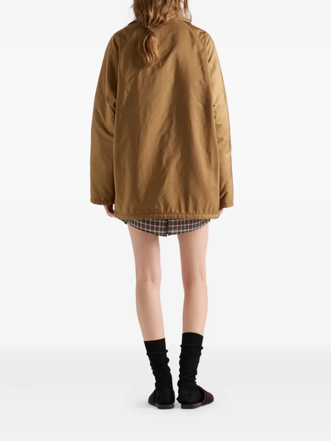 Prada raglan-sleeve jacket - Brown - zdjęcie produktu nr 2