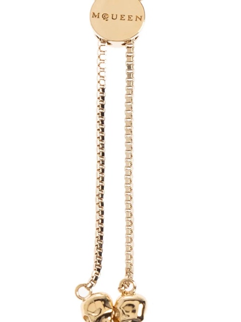 Alexander McQueen pearl-embellished bracelet - Gold - zdjęcie produktu nr 2