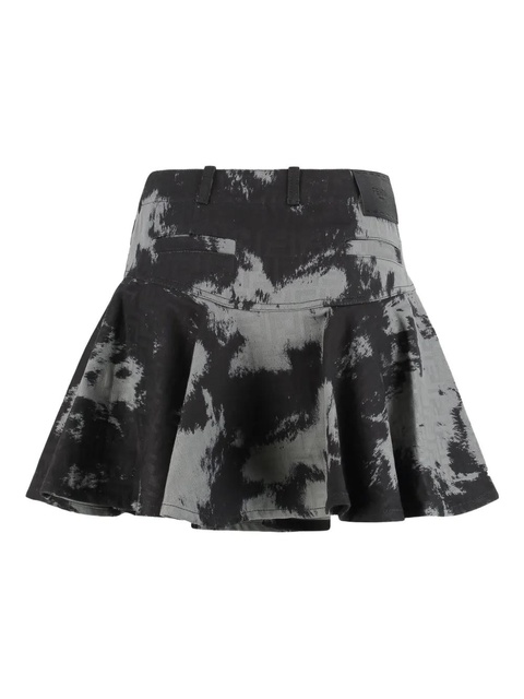 FENDI five-pocket jacquard mini skirt - Grey - zdjęcie produktu nr 1