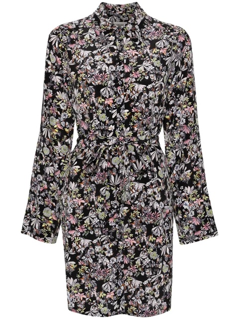Zadig&Voltaire botanical-print silk shirtdress - Black - zdjęcie produktu nr 1