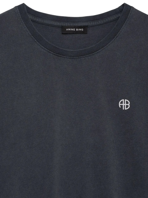 ANINE BING Rudy graphic-print T-shirt - Black - zdjęcie produktu nr 2