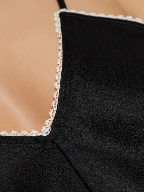 Victoria Beckham v-neck top - Black - zdjęcie produktu nr 2
