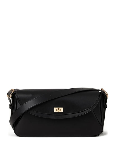 SANDRO leather shoulder bag - Black - zdjęcie produktu nr 1