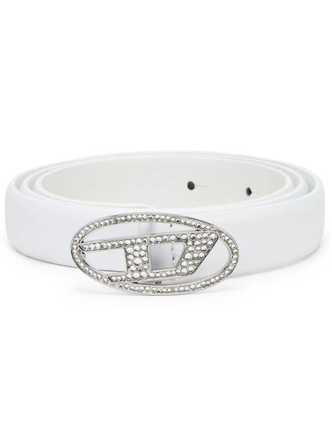 Diesel B-1DR leather belt - White - zdjęcie produktu nr 1