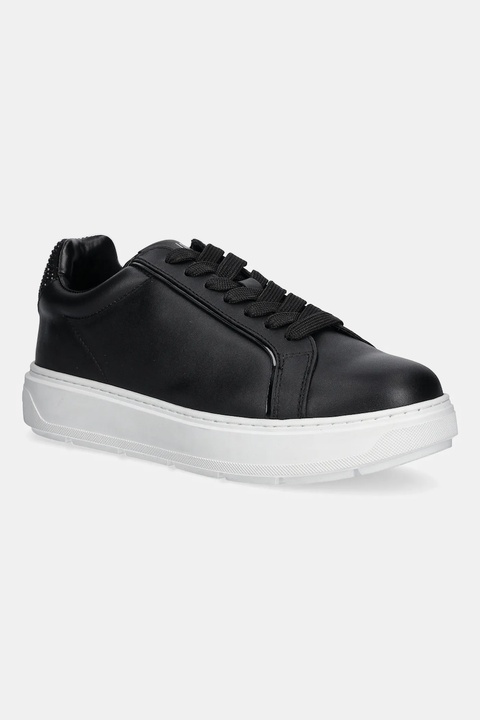 Love Moschino sneakersy skórzane damskie kolor czarny JA15184G1NIAC00A - zdjęcie produktu nr 1