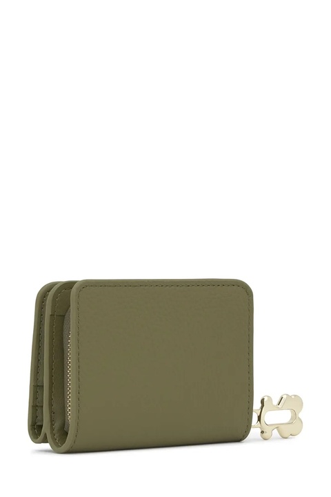 Tous portfel skórzany FOLD damski kolor zielony 2002306039 - zdjęcie produktu nr 2