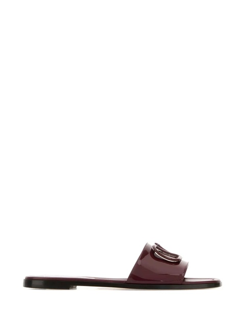 Valentino Garavani VLogo Signature leather sandals - Red - zdjęcie produktu nr 1