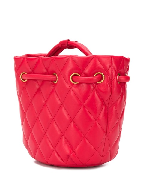 Balenciaga small B quilted bucket bag - Red - zdjęcie produktu nr 2