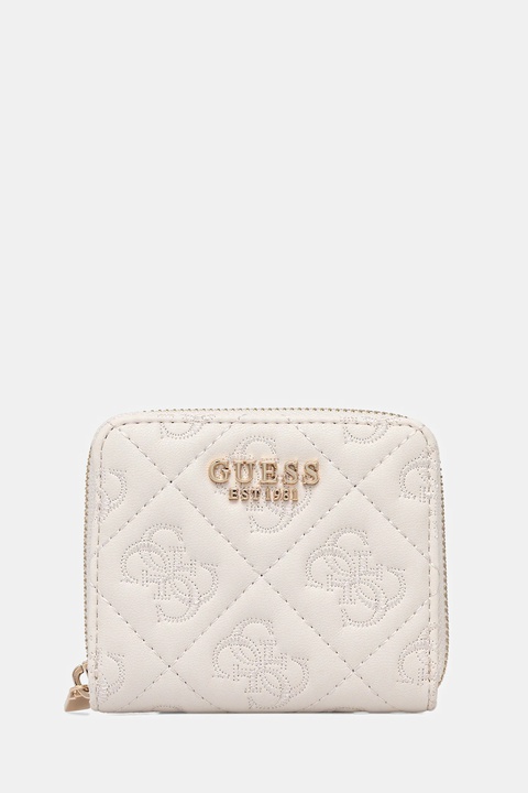 Guess portfel ADELASIA damski kolor beżowy SWQL96 58137 - zdjęcie produktu nr 1