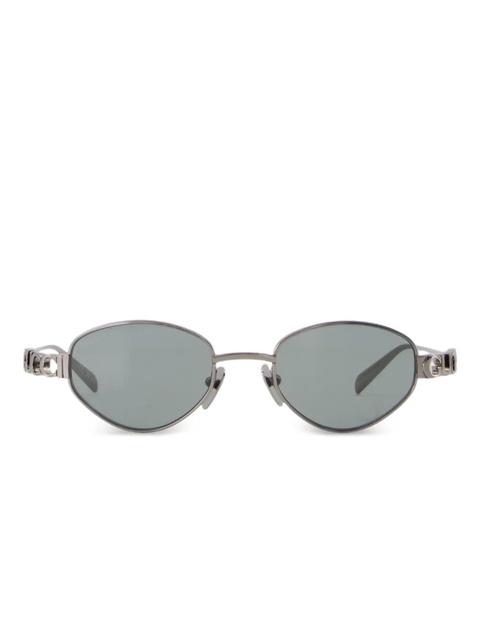 Gucci Eyewear oval-frame sunglasses - Grey - zdjęcie produktu nr 1