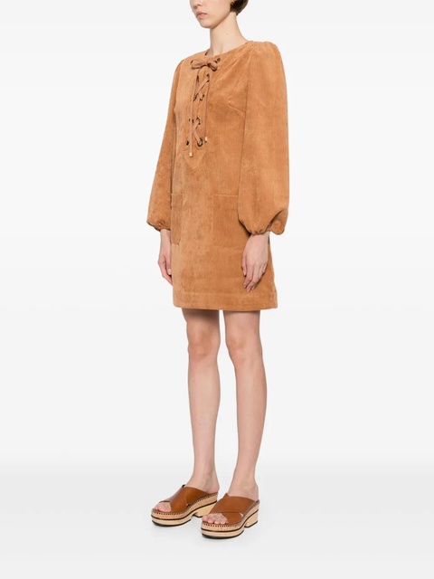 ZIMMERMANN Illuminate cord dress - Brown - zdjęcie produktu nr 2
