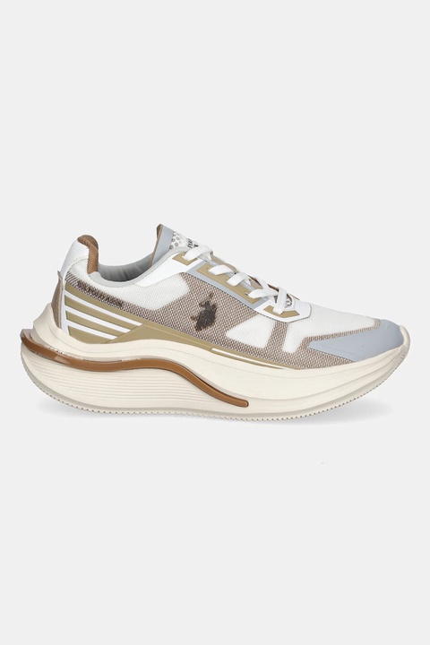 U.S. Polo Assn. sneakersy CLAUDE006 damskie kolor beżowy CLAUDE006W/EM1 - zdjęcie produktu nr 2