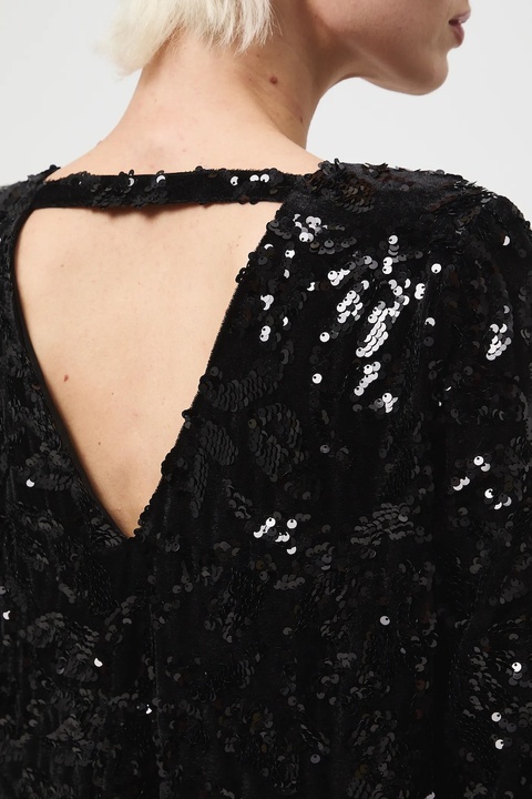 Medicine sukienka kolor czarny mini oversize - zdjęcie produktu nr 2