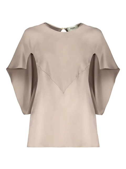FENDI silk blouse - Neutrals - zdjęcie produktu nr 1