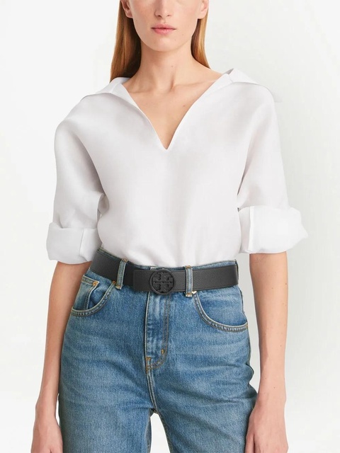 Tory Burch Miller leather belt - Black - zdjęcie produktu nr 2