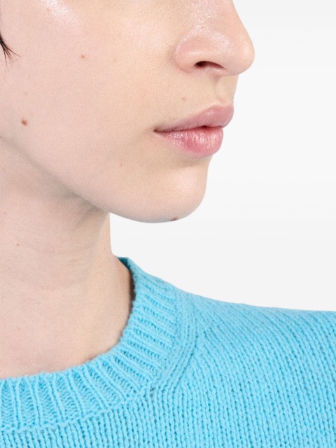 Prada short-sleeve cashmere sweater - Blue - zdjęcie produktu nr 2