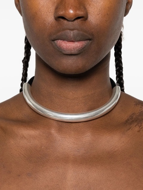 ISABEL MARANT cord-leather necklace - Silver - zdjęcie produktu nr 1