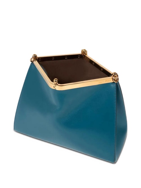 ETRO medium Vela leather tote bag - Blue - zdjęcie produktu nr 2