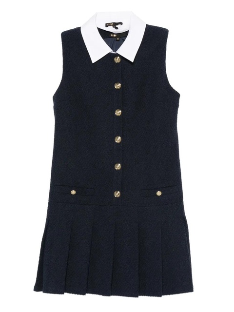 Maje pleated-collar dress - Blue - zdjęcie produktu nr 1