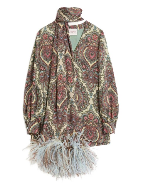 Valentino Garavani Voyage Imaginaire-print blouse - Neutrals - zdjęcie produktu nr 1