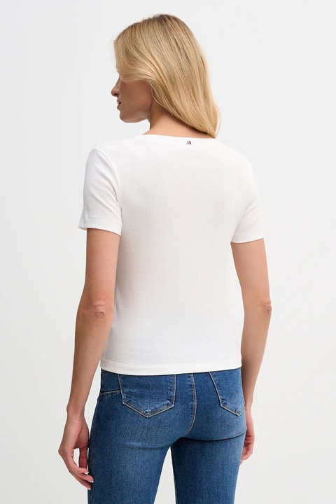 Tommy Hilfiger t-shirt damski kolor biały UW0UW06067 - zdjęcie produktu nr 1