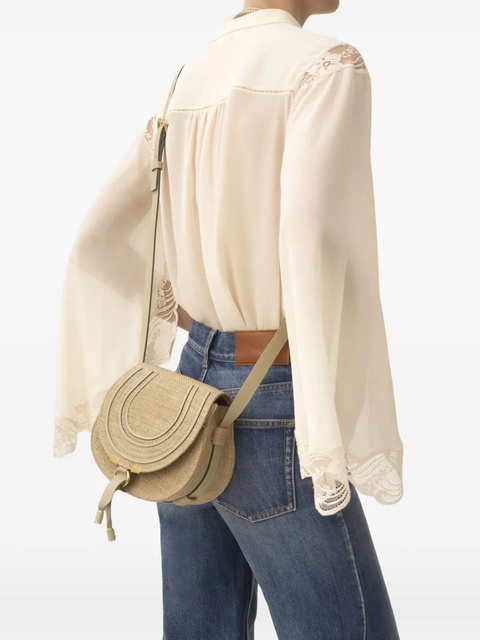 Chloé small Marcie saddle cross body bag - Neutrals - zdjęcie produktu nr 2