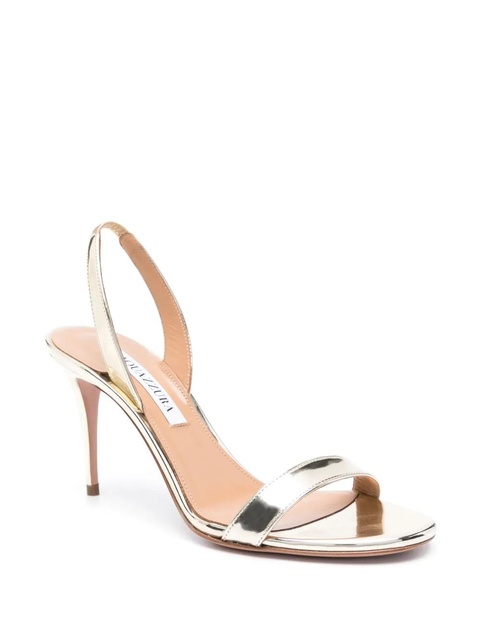 Aquazzura So Nude 85mm sandals - Gold - zdjęcie produktu nr 2