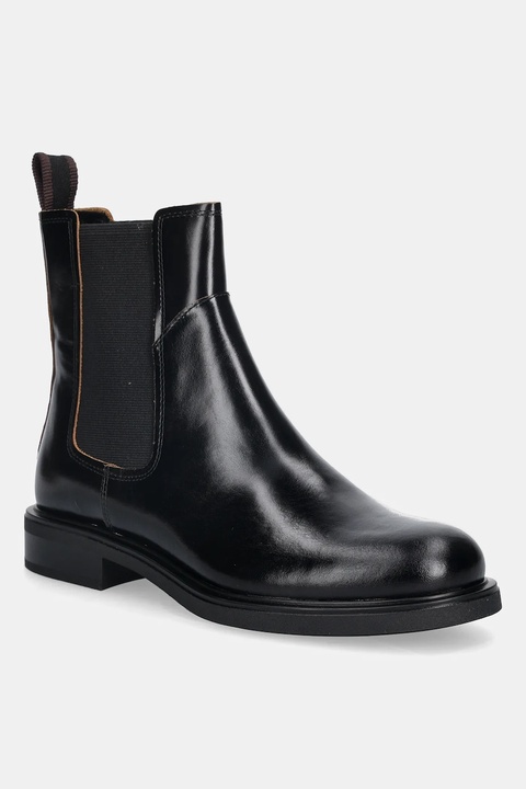 Vagabond Shoemakers sztyblety skórzane FREYA damskie kolor czarny na płaskim obcasie 6006-199-20 - zdjęcie produktu nr 1