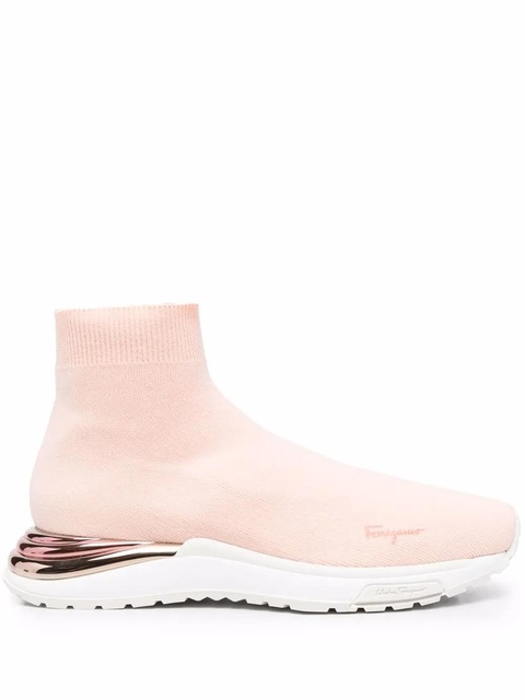 Ferragamo logo slip-on sneakers - Pink - zdjęcie produktu nr 1