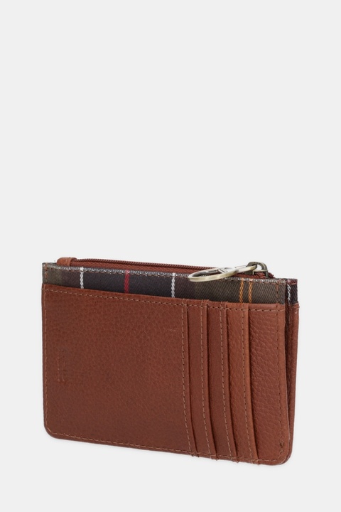 Barbour portfel skórzany damski kolor brązowy LLG0035 - zdjęcie produktu nr 1
