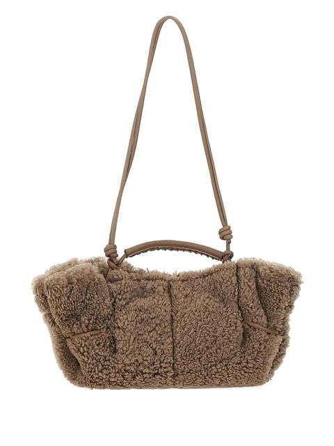 Hereu braided handle shoulder bag - Grey - zdjęcie produktu nr 1