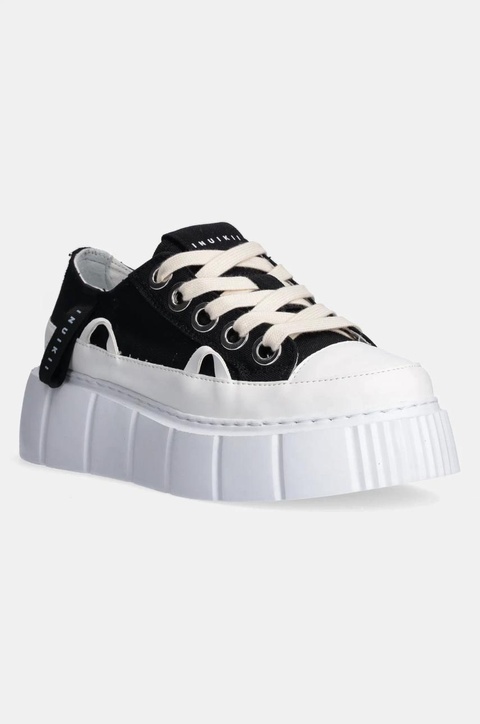 Inuikii tenisówki Matilda Canvas Low damskie kolor czarny 1001.001.0012.000 / 30102-025 - zdjęcie produktu nr 1