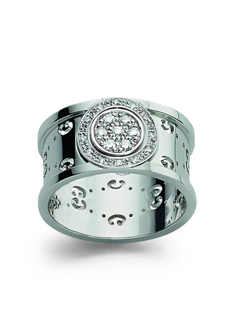 Gucci Icon Twill ring - Silver - zdjęcie produktu nr 1