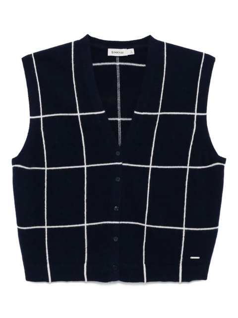 Simkhai Rozzi vest - Blue - zdjęcie produktu nr 1