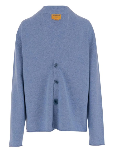 Guest In Residence cashmere V-neck cardigan - Blue - zdjęcie produktu nr 2