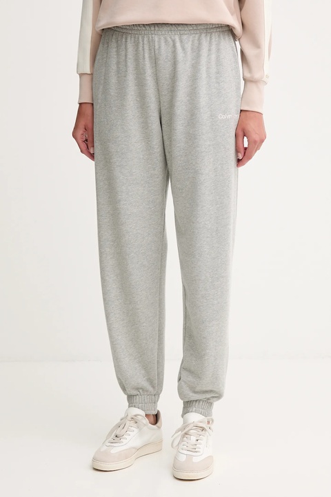 Calvin Klein Underwear spodnie lounge damskie kolor szary melanżowe LV00QS7515 - zdjęcie produktu nr 1