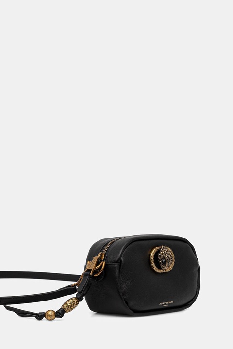 Kurt Geiger London torebka skórzana CHELSEA kolor czarny 4984800109 - zdjęcie produktu nr 2