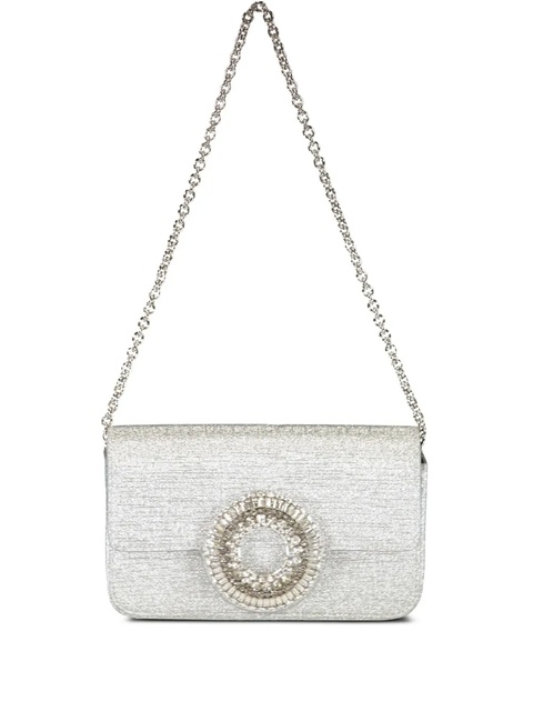 Aquazzura Crystal Hoop shoulder bag - Silver - zdjęcie produktu nr 1
