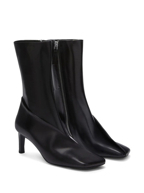 Jil Sander square-toe ankle boots - Black - zdjęcie produktu nr 1
