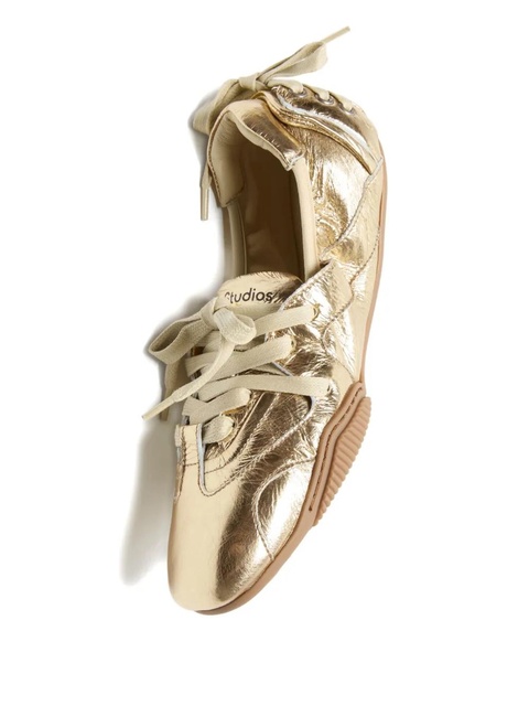 Acne Studios lace-up sneakers - Gold - zdjęcie produktu nr 1