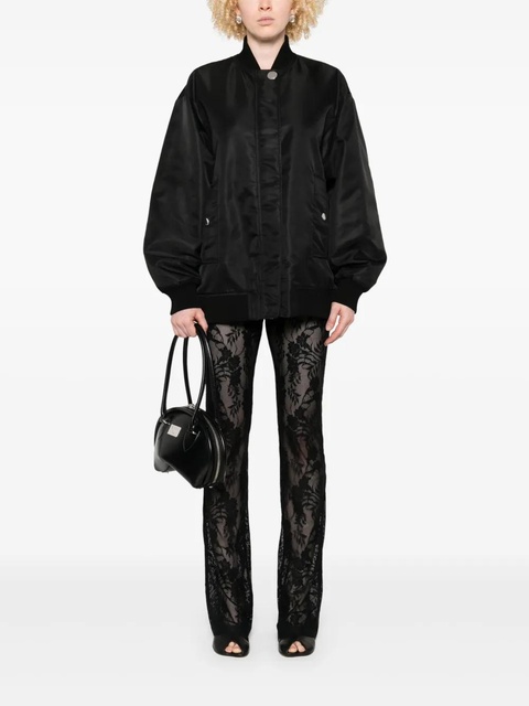 Sportmax button-up bomber jacket - Black - zdjęcie produktu nr 2
