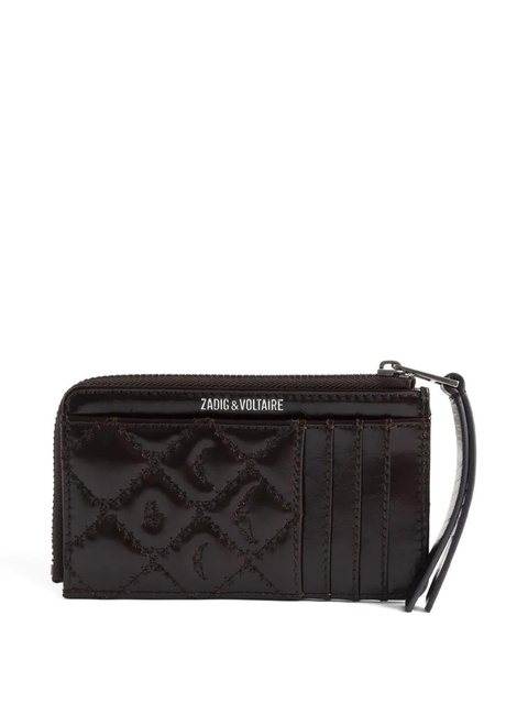Zadig&Voltaire monogram quilted wallet - Brown - zdjęcie produktu nr 1