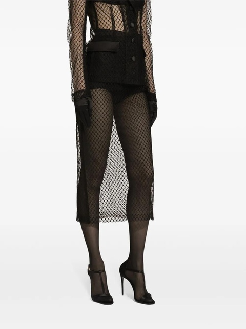 Dolce & Gabbana mesh pencil skirt - Black - zdjęcie produktu nr 2