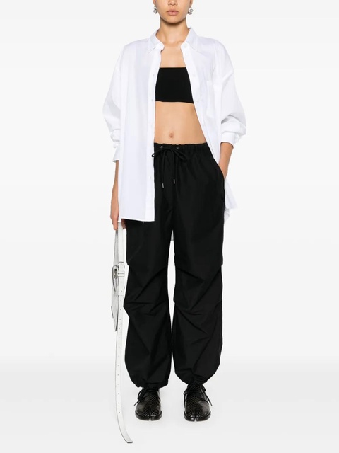 Acne Studios drawstring wide-leg trousers - Black - zdjęcie produktu nr 2