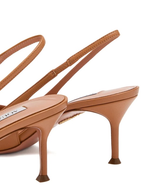 Aquazzura 65mm Moves slingback pumps - Brown - zdjęcie produktu nr 2