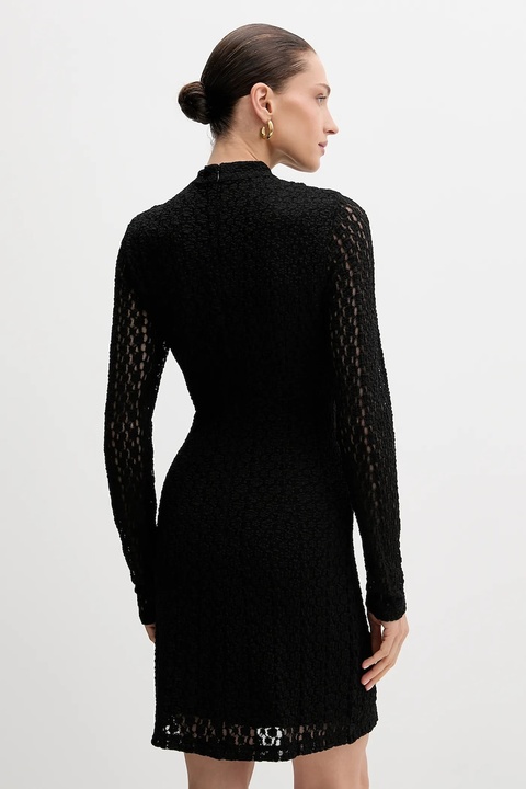 Bardot sukienka kolor czarny mini rozkloszowana 57152DB1 - zdjęcie produktu nr 2